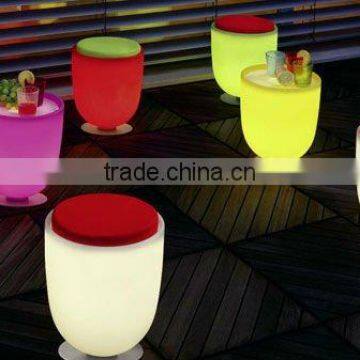 Night club/bath house led lounge chair modern with RGB color