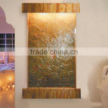 Home Decor Waterfall Wall Mounted Water Fountains Indoor Nail Spa Decorating Ideas
