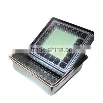 Stainless Steel Waterproof IP68 Housing Solar Powered(Charging) outdoor LED ground brick light MS-2200