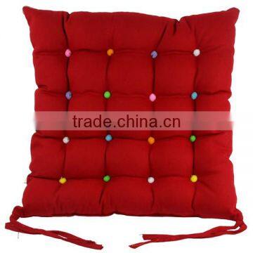 Cushion 100% Cotton With Filling Solid Color With Colorful Dots photo-2