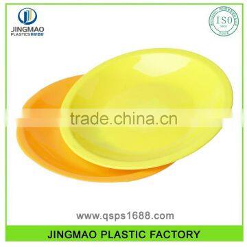 round Plastic good grade Snack Fruit and Flat Plate