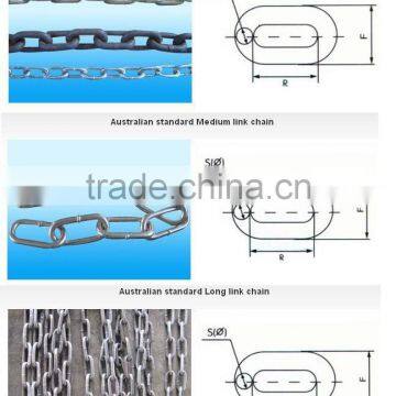 australian standard proofcoil chain