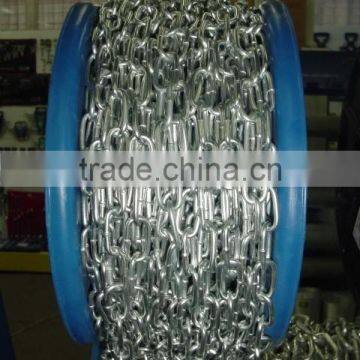 Smooth Welded Electric Galvanized DIN5685A Short Link Chain from manufacture