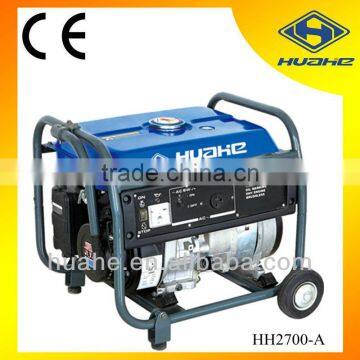Yamaha type engine, 2KW gasoline generator with wheels and handle