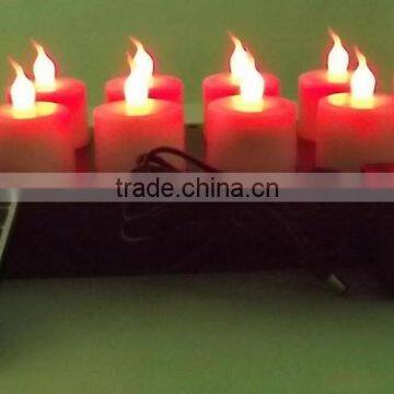 Romantic colourful business type LED candle LED light