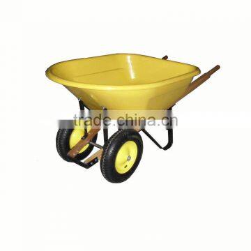 Plastic Double -Wheel Wheel Barrow photo-4