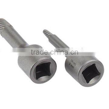 2mm to 10 mm Chrome Molybdenum 6pc Spiral Flute Design Impacts Screw Extractor Kit for Repaire Tools photo-2