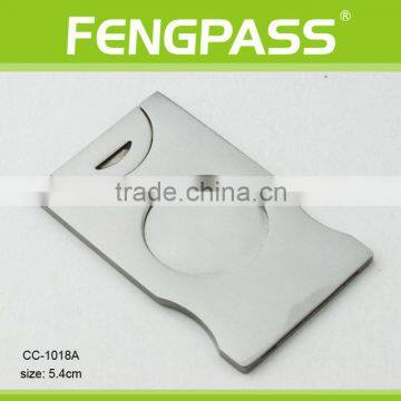 CC-1018A 5.4cm 2CR13 Stainless Steel Rectangle-Shaped Full Stainless Steel Cigar Scissors photo-2