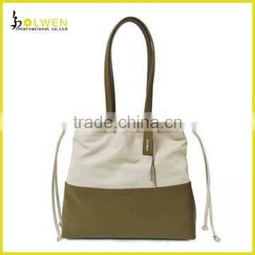 New Design Canvas Drawstring Handbag for Lady photo-3
