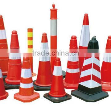 Red 750mm Traffic retractable safety cone