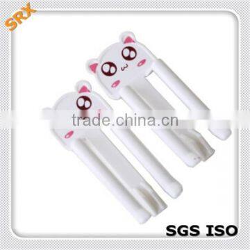 2015 New 2 pc Frog Trash Can Clip/diy Animal Trash Can Clip Holder/diy Plastic Clips for Household Accessories photo-3