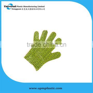 Printed plastic Gloves