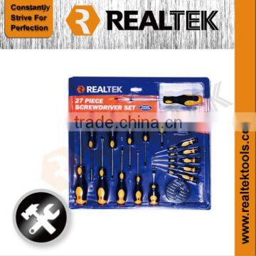 27PCS Screwdriver Set With TPR/PP Handle