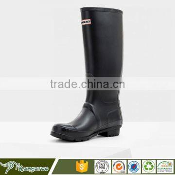 Manufacturer Winter Safety Men Rubber Rain Boots With Zipper Korea Custom Printing