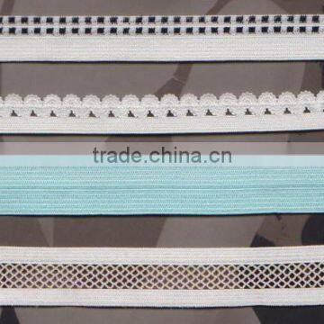 Wholesale knitted elastic webbing bra straps for underwear and panty