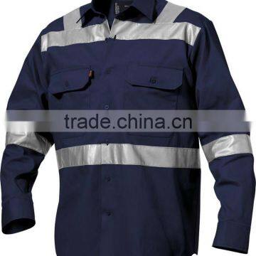 Flame Retardant Reflective Shirt (Long-sleeve, Cross Pattern)