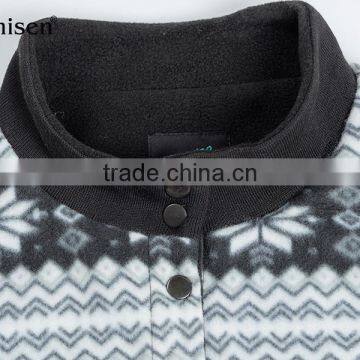 Bulk Wholesale Custom Printing Pattern Fleece Men Vest photo-3