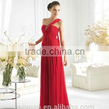 new designer beaded full length chiffon red ball gowns