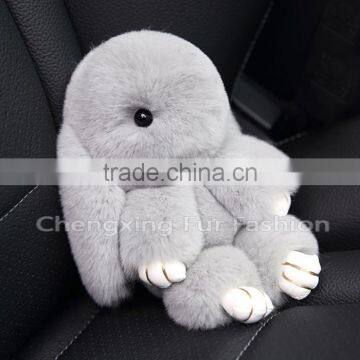 CX-R-10 High Quality Cute Rex Rabbit Fur Rabbit Soft Cartoon Toy Doll photo-4