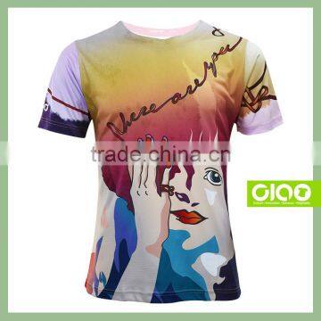 Ciao Sportswear Online Wholesale Shop Sublimation Printing Leather Sleeve t Shirt Wholesale With High Quality