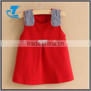 Spring Cute Waistcoat Kids Girl Sundress