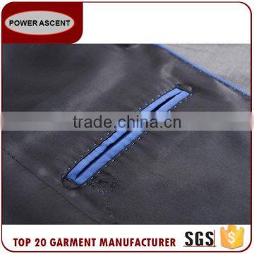 Men'S Custom Design Light Grey Suit Fabric Formal Suits photo-6
