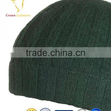 Best Selling Rib Fashion 100 Cashmere Beanie Hats photo-3