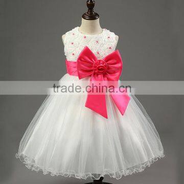 C95#Baby Girl Lace Puffy Wedding Dress Girls Party Dresses photo-4