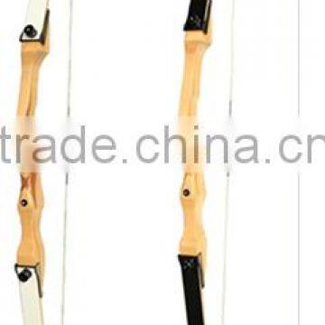 Hot selling Recurve bow,white and black color limbs