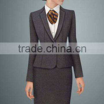 Ladies Business Suit ,Custom Made Slim Fit Women Suit Design Wholesale photo-6