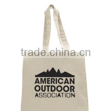 Full Color Print Large Economical Cotton Tote Bag - made from 6 oz cotton, measures 16"H x 15"W x 3"D and comes with your logo.