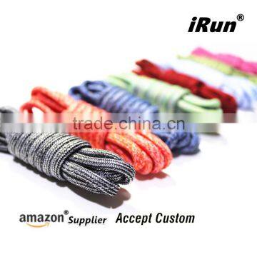 2017 Mix-Colored Pattern Hiking Skate Shoes Rope Laces - 130 CM Long Yeezy Round Laces for Climbing Boots - Retail Packaging photo-4
