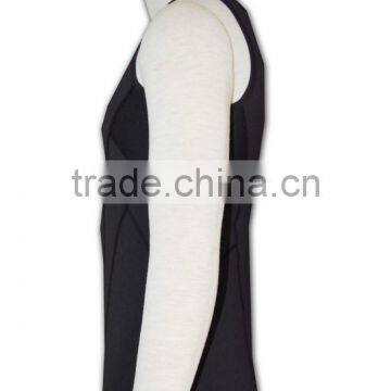 ISO 9001 Audit Factory Black Plain Mesh Design Gym Vest photo-3