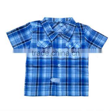 Kids Clothing, Little Boy Cotton T Shirt ,Woven Short Sleeve T Shirt photo-3