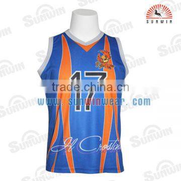Latest Basketball Jersey Design 2016 With OEM Logo/artwork