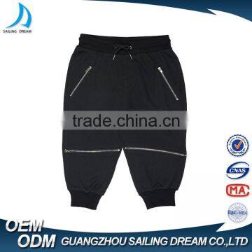 2016 Hot Sale High Quality 4 Zipper Design 3/4 Short Pants European Style Fashion Cheap Half Pants for Men photo-3