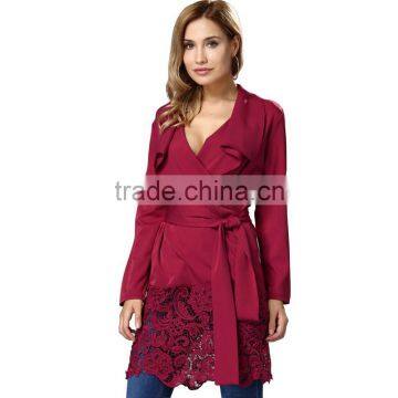 Fashion Women Woolen Trench Coats For Sale 2017 photo-2