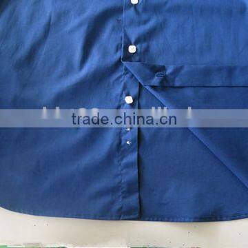 Poplin Latest Shirt Design Cotton Fabric High Collar Mens Dress Shirts With French Cuff photo-4