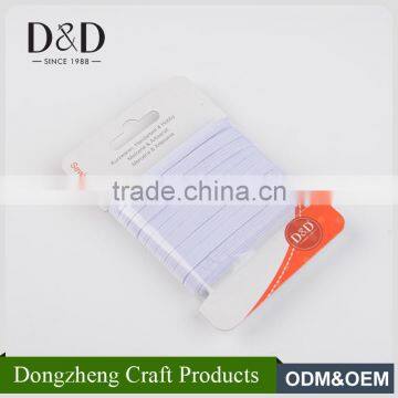 High Quality Wholesale Household Woven Flat Braided Elastic Bands for Sewing photo-2