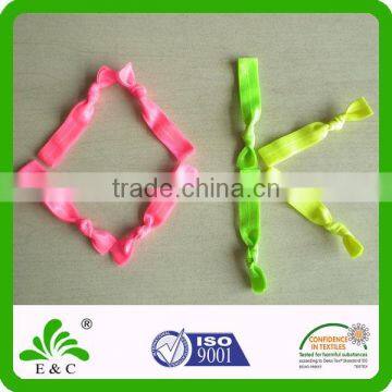 Custom Solid Color Soft Fabric Good Stretch Kknekki Ties Elastic Hair Band