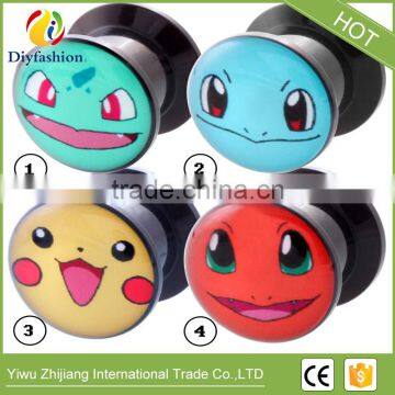 Cute Popular Acrylic Pokemon Body Piercing Jewelry Ear Plug photo-2