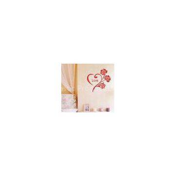 Nontoxic Removable Attractive Love Wall Flower Stickers F108