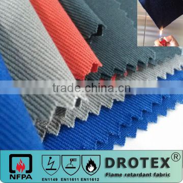 EN IEC 61482 280gsm Fireproof Antistatic Antiacid fabrics for FR Protective Clothing