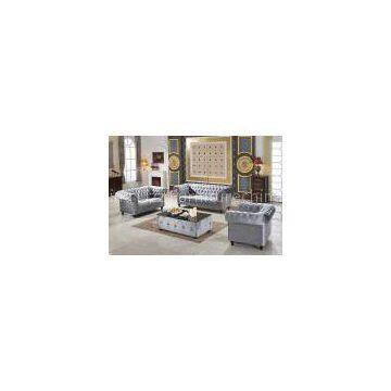 Chesterfield Leather Sofa Set