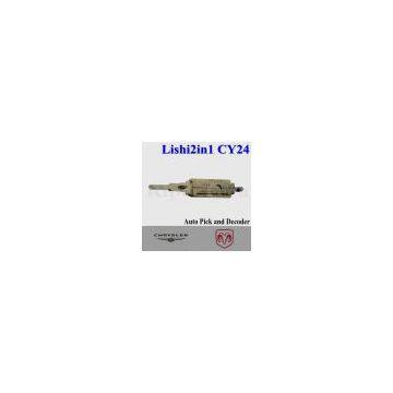 CY24-Chrysler lock pick and decoder together lishi 2 in 1 original!