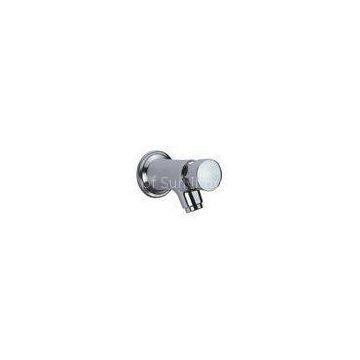 Single Hole Timing Control Self Closing Brass Basin Water Mixer Taps , Wall Mounted Faucet