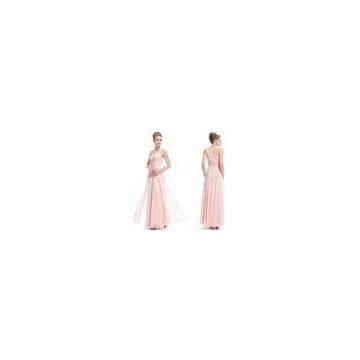 Fashion Rhinestone Pleated Womens Prom Dresses One Shoulder Bridesmaid Dresses