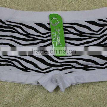 Black & white pattern Women seamless underwear boxer short