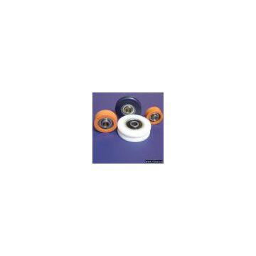 Plastic Bearing, Door Window Roller, Fitting, Metal Base