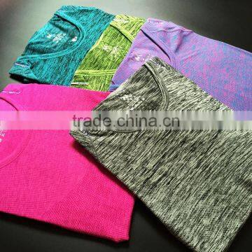 Multi colors premium women shirt long sleeve runnning fitness wear fitted tank top